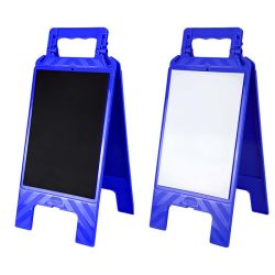 Caballetes de señalización con pizarra