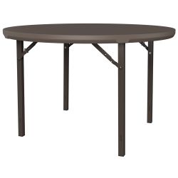 Mesa plegable redonda 122 Duralight Premium