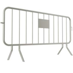 Valla de obra galvanizada y paletizable Run