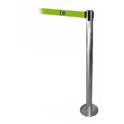 Postes separadores con base imantada y cinta retráctil