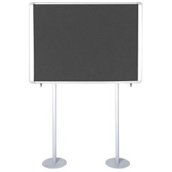 Vitrina de información tapizada y empotrada Master II