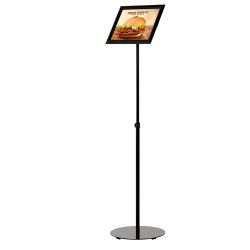 Expositor telescópico de pie Clip Clap negro