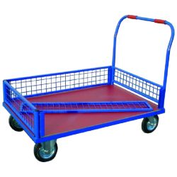 Carro para el transporte con malla alto