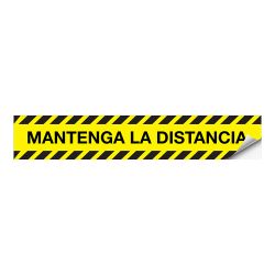 Cinta adhesiva para mantener la distancia