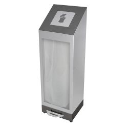 Papelera Clear 60 litros transparente