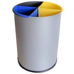 Papelera para el reciclaje Tricoli 27 litros