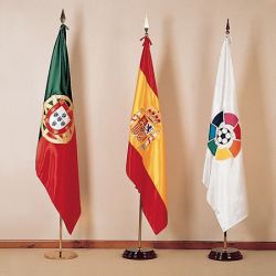 Bandera de la Rioja sin escudo bordada de doble raso 100 x 150 cm