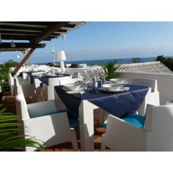 Silla apilable con brazos Set