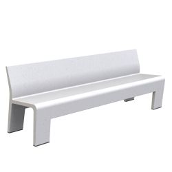 banco urbano hormigón