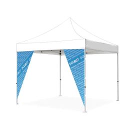 Banderola triangular personalizada para carpas plegables