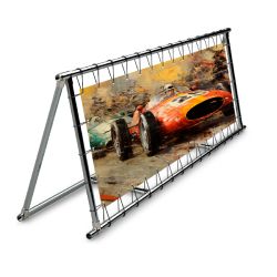 Barrera personalizada modular para eventos