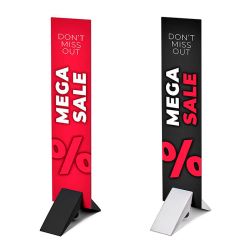 pequeñas bases para paneles publicitarios