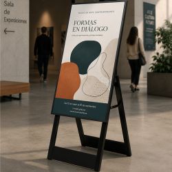 Caballete digital con pantalla Lumistand