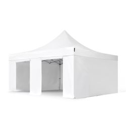 Carpa plegable alum 5x5 m completa blanco oferta