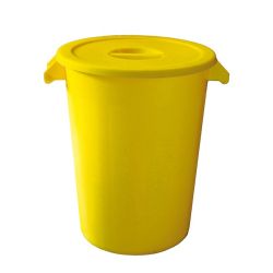 Contenedor industrial de PP con tapa y asas 100 litros