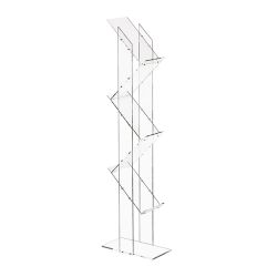 Expositor en zig zag de metacrilato