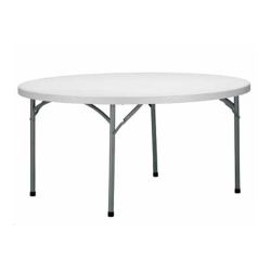 mesa ecolight 180cm redonda y plegable