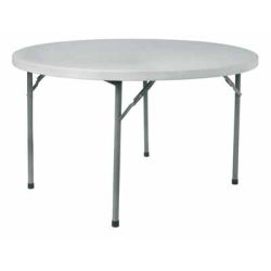 Mesa plegable redonda Ecolight de 122 cm