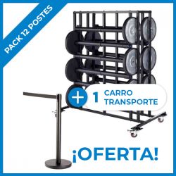 Oferta de postes + carro de transporte