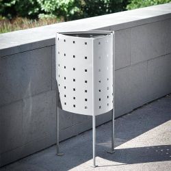 Papelera urbana Space gris