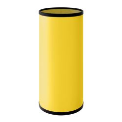 accesorio amarillo de entrada para guardar paraguas