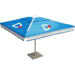 Parasol publicitario cuadrado Premium