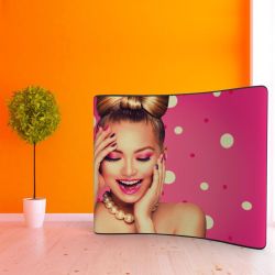 Pop Up publicitario Wave curvo