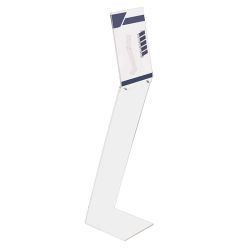 Portacarteles vertical