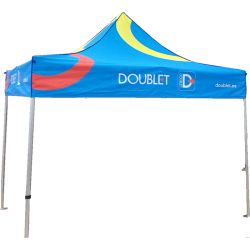 Promo carpa Ecoline abierta 3x3 m con techo impresión digital