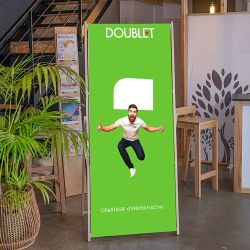 Roll up ecológico de madera