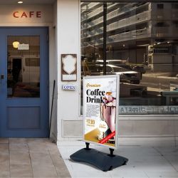 Caballete publicitario con base de agua Wind Eco