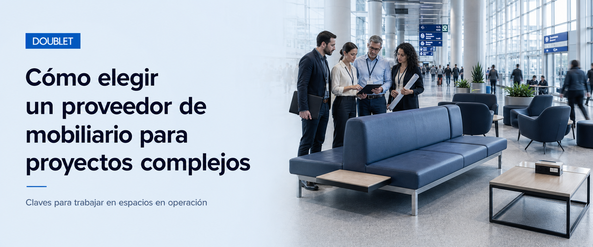 Cómo elegir un proveedor de mobiliario para proyectos complejos y espacios en operación