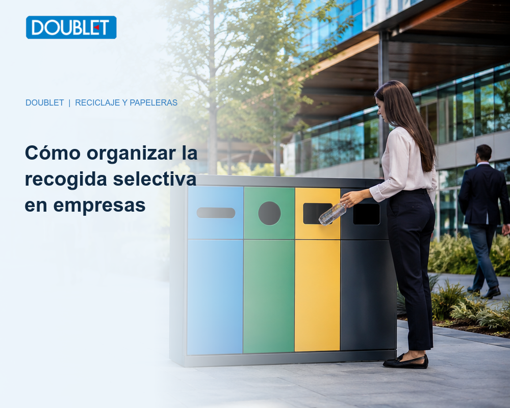 Cómo organizar la recogida selectiva y el reciclaje en empresas y colectividades