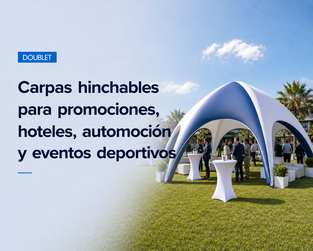 Carpas hinchables para promociones, hoteles y eventos deportivos