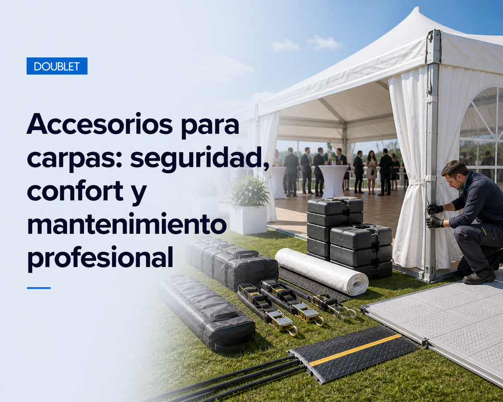 Accesorios para carpas: estabilidad, seguridad y confort