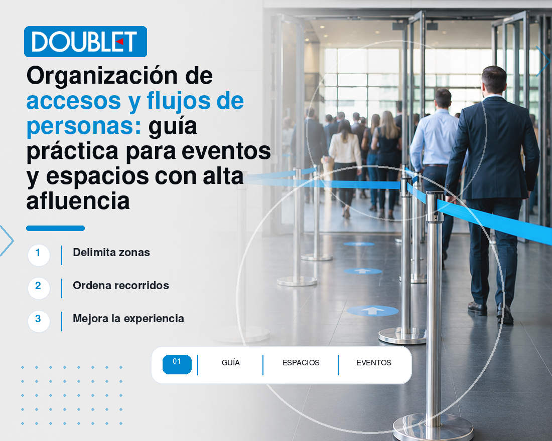Organización de accesos y flujos de personas: guía práctica para eventos y espacios con alta afluencia