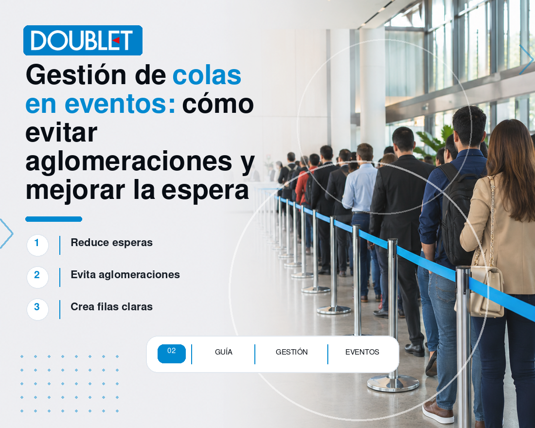 Gestión de colas en eventos: cómo evitar aglomeraciones y mejorar la espera