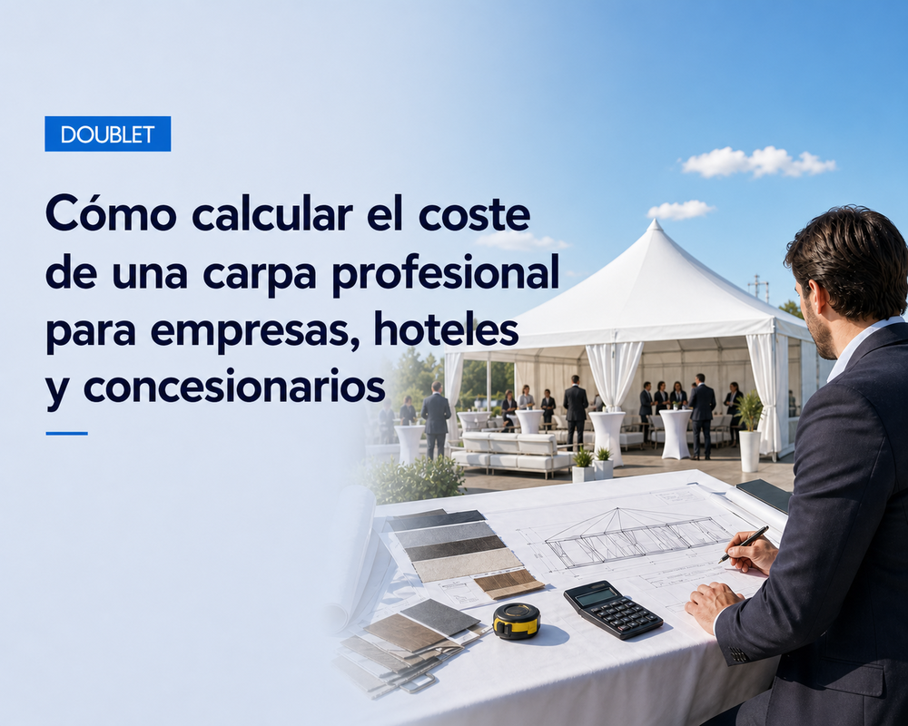 Cómo calcular el coste de una carpa profesional