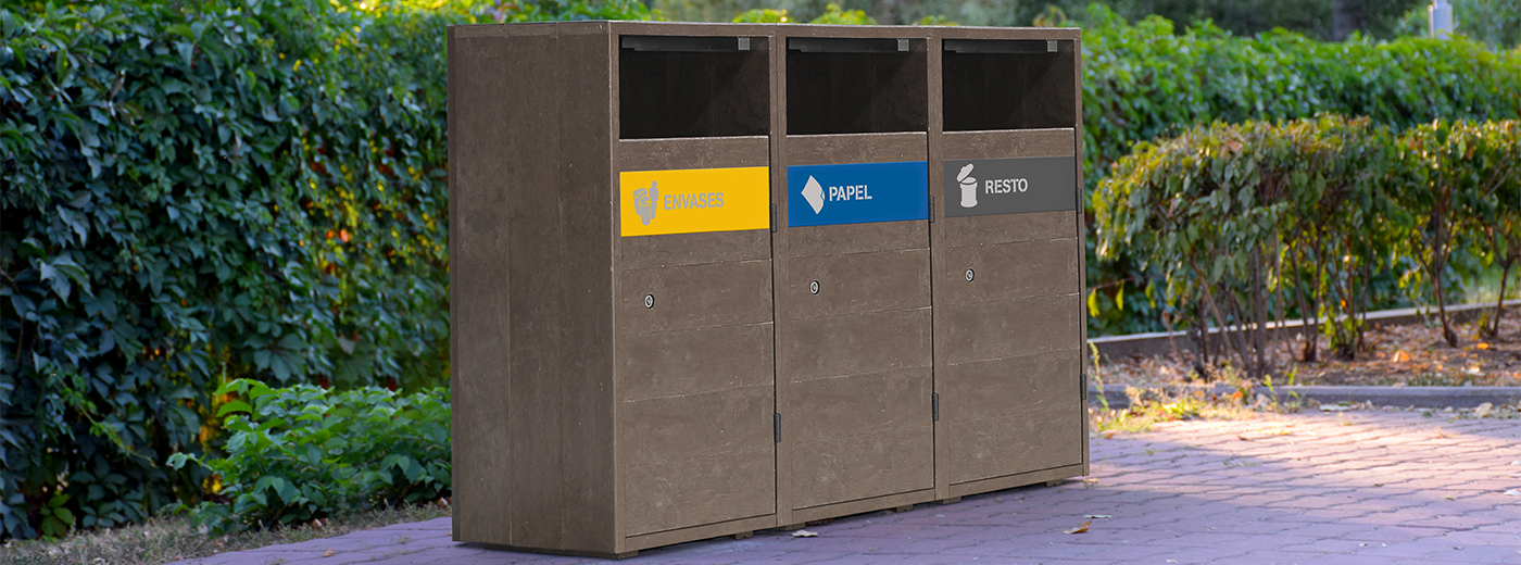 Papeleras para la recogida selectiva