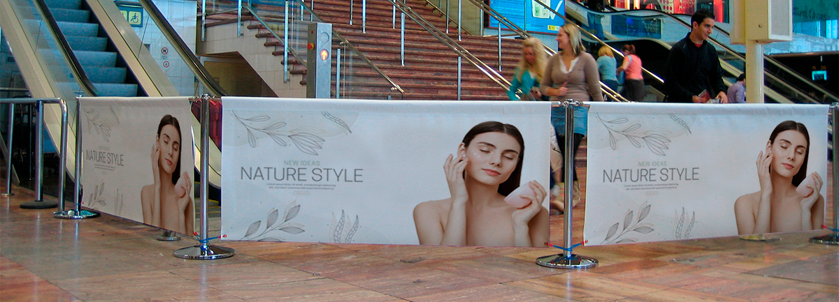 postes separadores personalizables