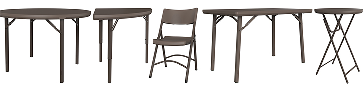 Mesas y sillas plegables Premium